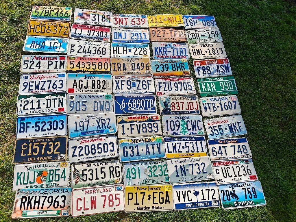 Amerikaanse nummerplaten, Ophalen of Verzenden, Gebruikt