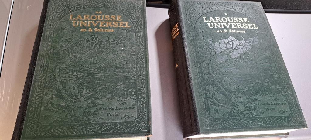 Larousse Encyclopédie 2 tomes de 1922, Enlèvement