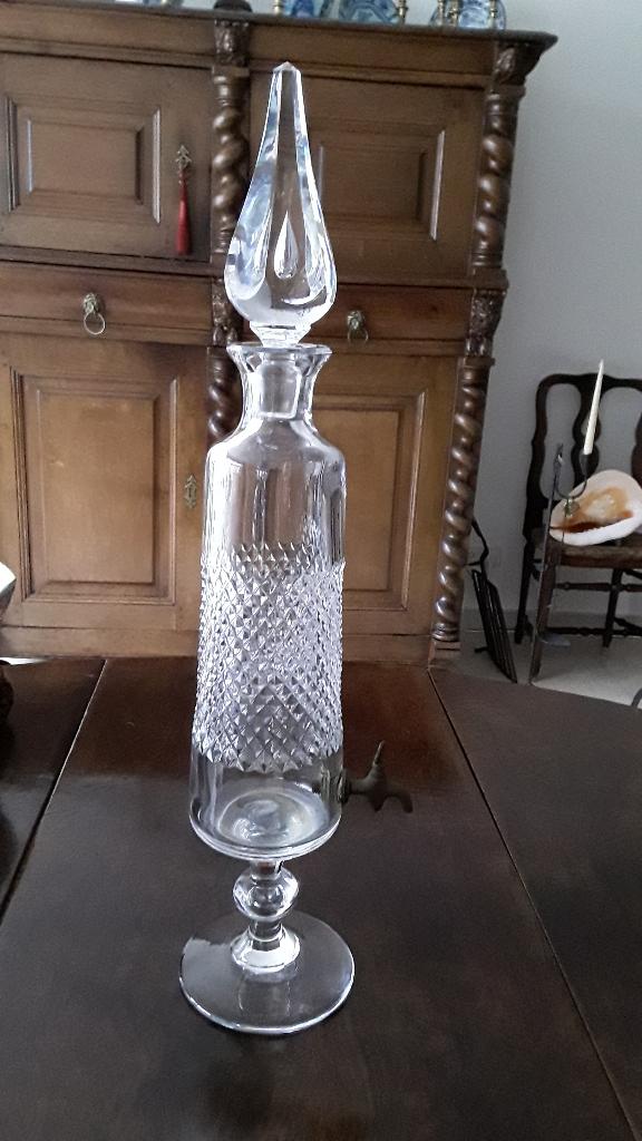 Zeldzame Val St Lambert  absint fontein in kristal, Ophalen of Verzenden