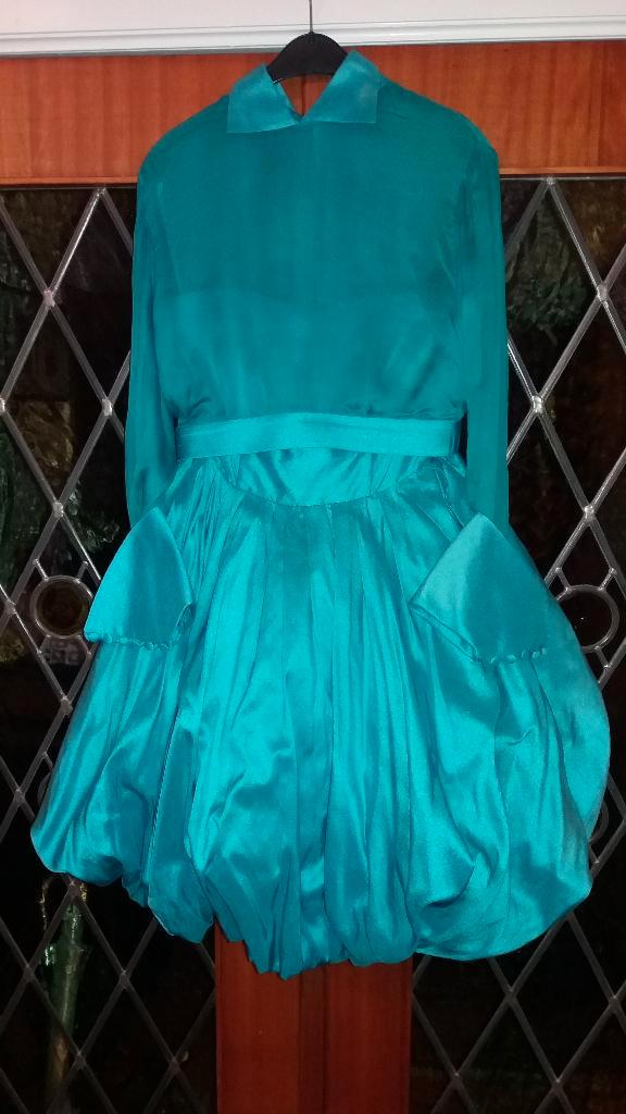ENSEMBLE ROBE BUSTIER TURQUOISE, COUTURE. Porté une(1)fois, Vêtements | Femmes, Robes, Comme neuf, Taille 38/40 (M), Bleu, Longueur genou