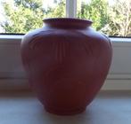 Potje  terracottakleur " Handarbeit ", Tuin en Terras, Ophalen of Verzenden, Gebruikt