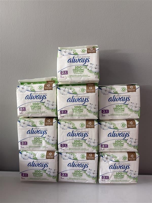 10 Stuks Always Cotton, Ophalen of Verzenden, Nieuw, Overige typen