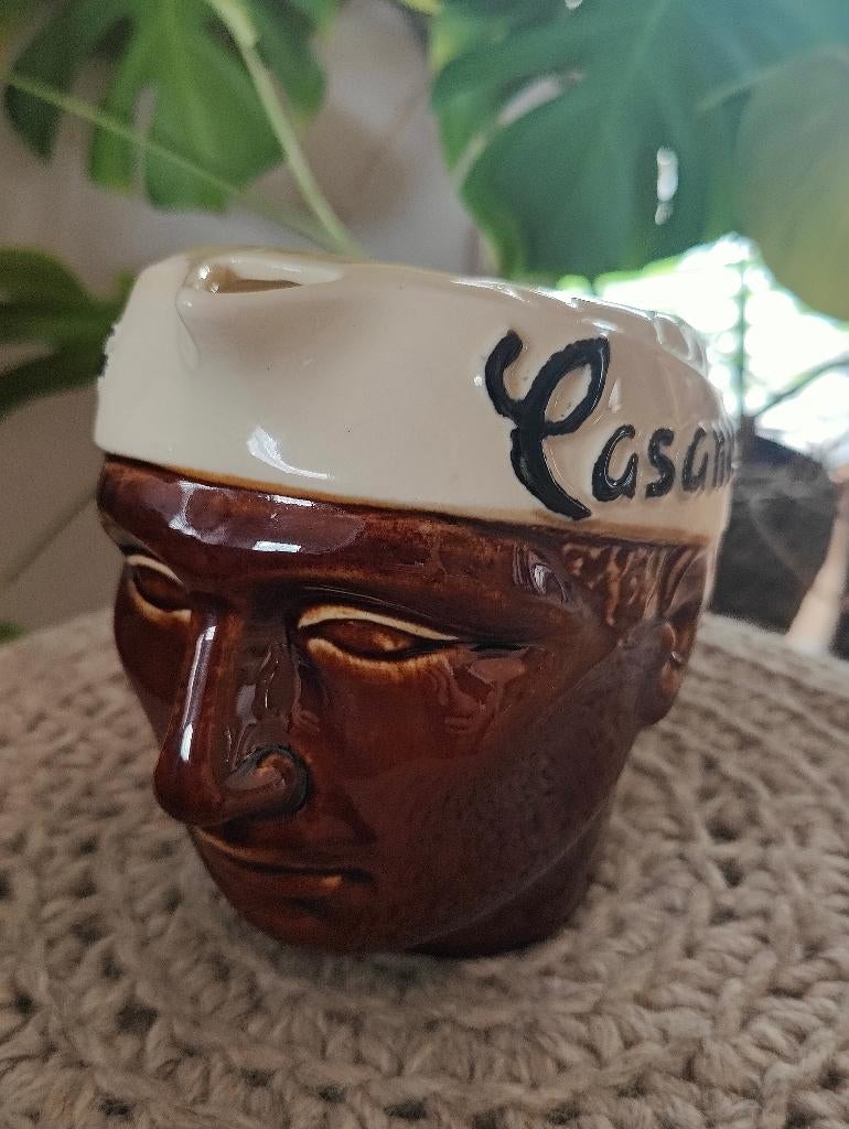 Vintage Casanis waterkaraf uit geglazuurd keramiek, Ophalen of Verzenden