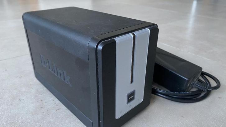 NAS D-Link DNS-323 + 640GB, Computers en Software, NAS, Gebruikt, Ophalen of Verzenden