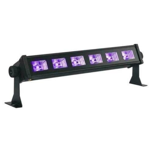 IBIZA LED-UVBAR6 UV-blacklight led balk 6 x 3 Watt, Ophalen of Verzenden, Nieuw, Licht