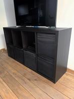 Ikea 2 meubles Kallax (noir et blanc), Maison & Meubles, Enlèvement, Comme neuf