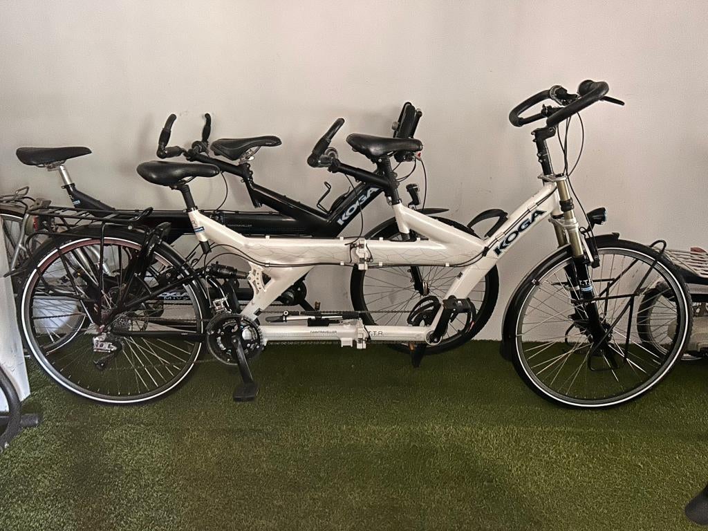 KOGA miyata twintraveller tandem deelbaar!!, Fietsen en Brommers, Fietsen | Tandems, Zo goed als nieuw, Meer dan 20 versnellingen