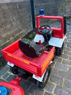 Gocart Brandweer met aanhangwagen, Kinderen en Baby's, Speelgoed | Buiten | Voertuigen en Loopfietsen, Ophalen, Zo goed als nieuw