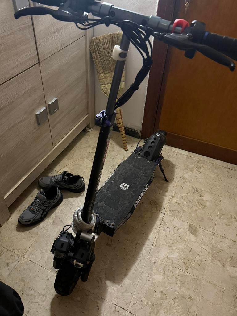 Trotinette electrique urban glide e-cross pro blue 2, Vélos & Vélomoteurs, Enlèvement