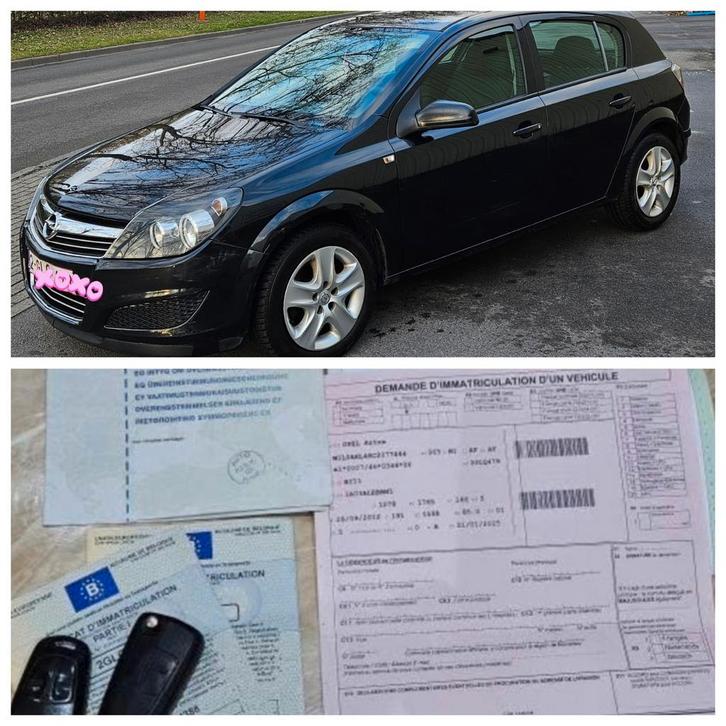 Opel 2012 essence benzine 1.6 met keuring avec feuille rose, Autos, Opel, Particulier, Astra, Essence, Euro 5, Boîte manuelle