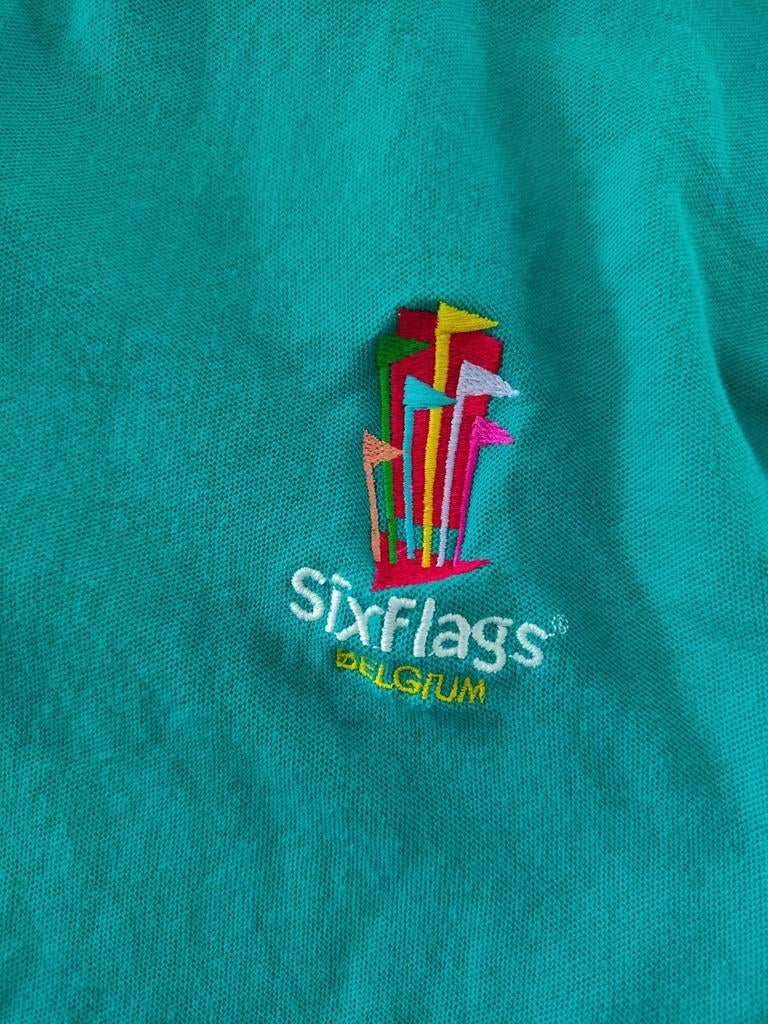 Officieel poloshirt van Six Flags Belgium — persoonlijk — ze, Ophalen of Verzenden, Algemeen