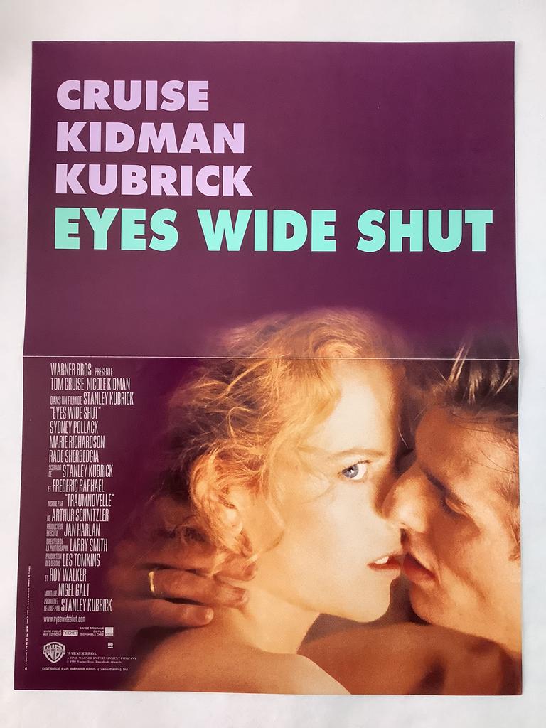 EYES WIDE SHUT   FILMPOSTER  / AFFICHE   40-53 cm, Ophalen of Verzenden