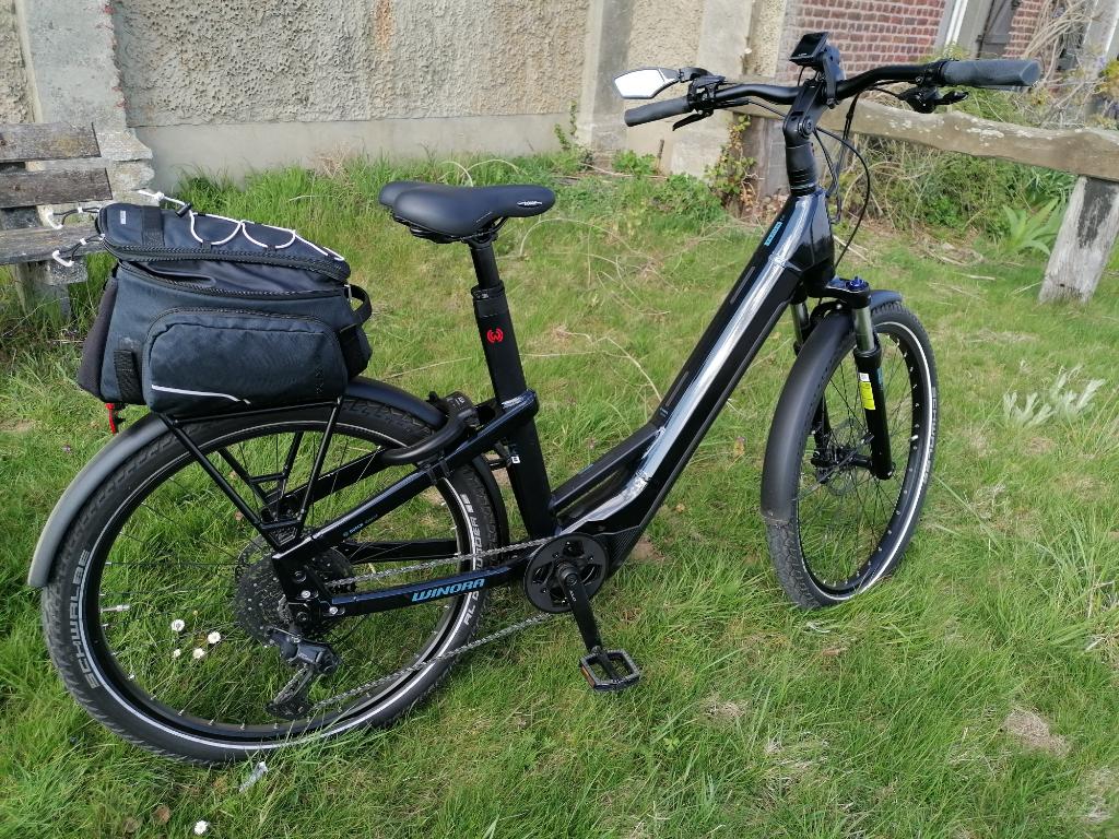 Vélo électrique WINORA YAKUN 10 état impec 05/2024 350 km ., Neuf, Autres marques, 51 à 55 cm, 50 km par batterie ou plus