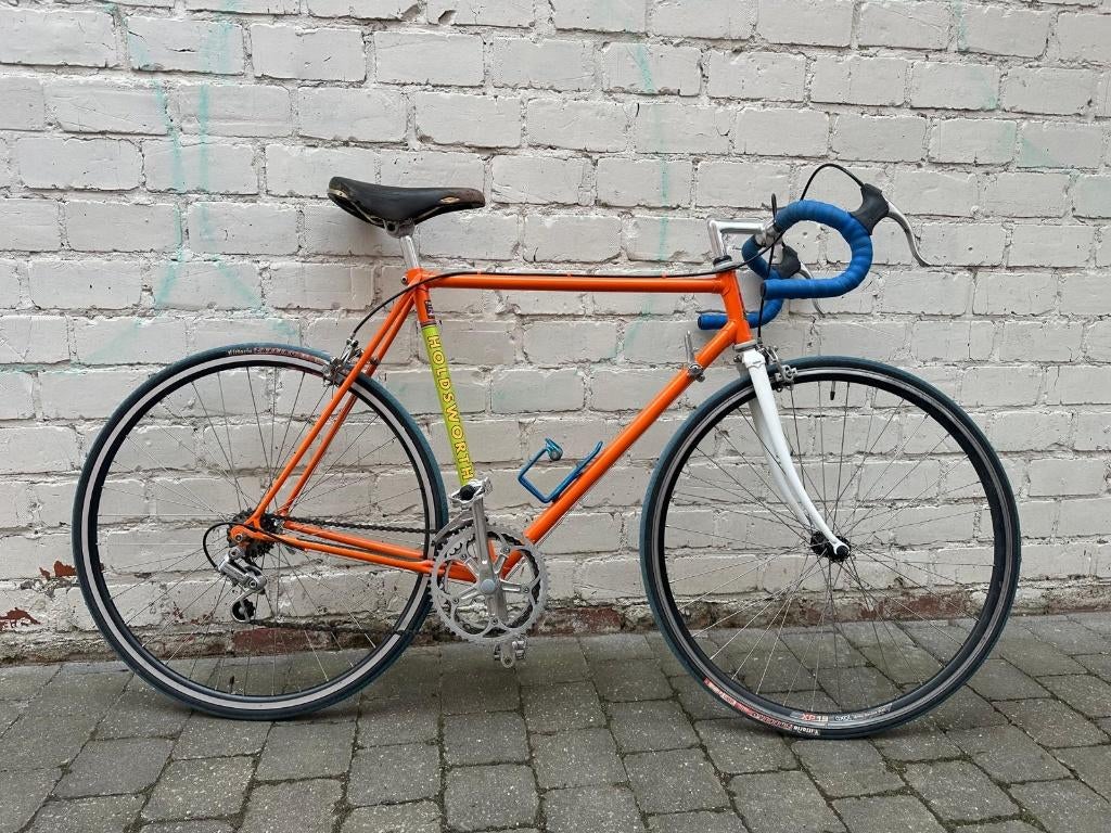 Retro Koersfiets, Fietsen en Brommers, Fietsen | Racefietsen, Ophalen, 28 inch, Gebruikt, 53 tot 57 cm