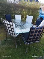 Tafel met zes stoelen, Huis en Inrichting, Ophalen of Verzenden