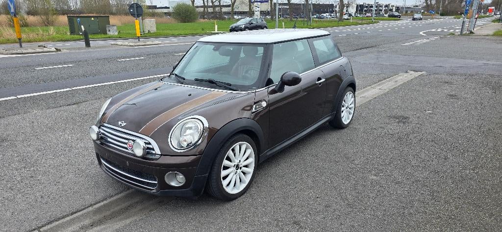 Mini Cooper D Mayfair, Auto's, Mini, 4 cilinders, Bruin, Leder, Dealer onderhouden