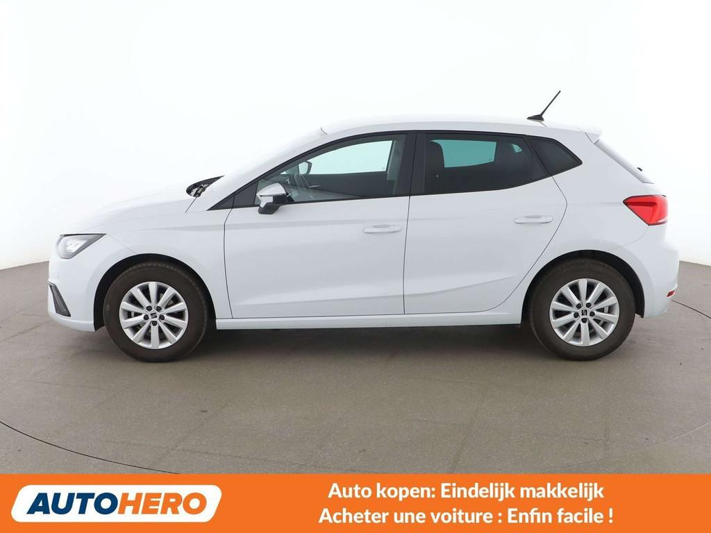 SEAT Ibiza 1.0 TSI Style (bj 2024), Auto's, Seat, Voorwielaandrijving, 118 g/km, Stof, Zwart