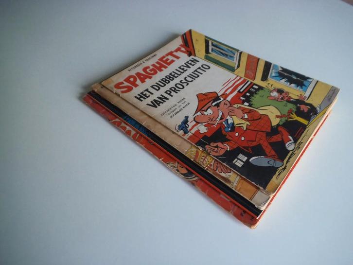 Lot 4 x Spaghetti  Favorietenreeks, Boeken, Stripverhalen, Gelezen, Meerdere stripboeken, Ophalen of Verzenden