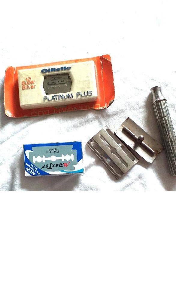 Rasoir De Sûreté  et  2 Pack De 5 Lames De Rasoir, Envoi