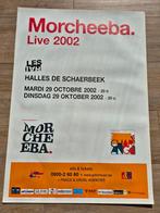 Affiche du concert Morcheeba live 2002, Collections, Posters & Affiches, Enlèvement ou Envoi, Comme neuf, Musique