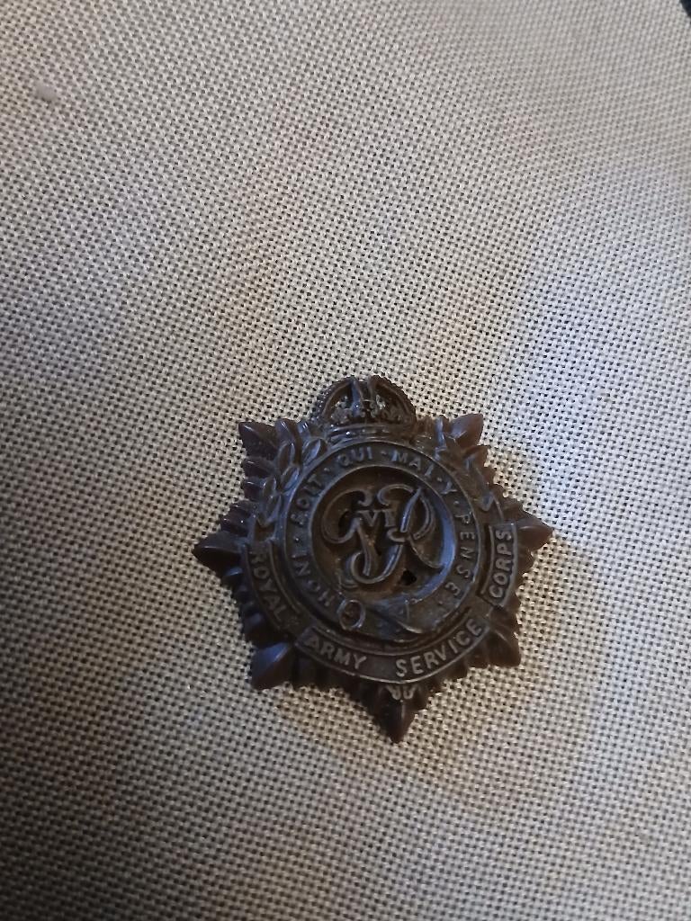Insigne  RASC fabrication economique, Envoi, Armée de terre, Emblème ou Badge