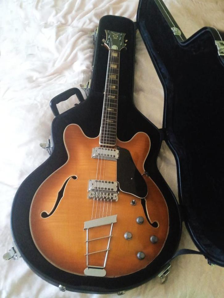 VOX LYNX van 1965, Muziek en Instrumenten, Snaarinstrumenten | Gitaren | Elektrisch, Gebruikt, Semi-solid body, Overige merken