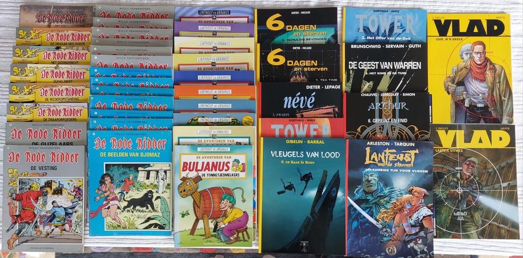 Strips De Rode Ridder Urbanus Vlad Collectie 500 Collectie V, Ophalen of Verzenden