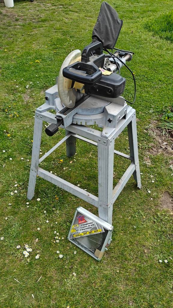 Afkortzaag topcraft + extra zaagbladen, Ophalen, Afkortzaag