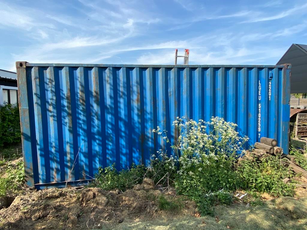 Zeecontainer 20ft / 6m, Ophalen