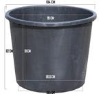 boomkuip 500l, Neuf, 40 cm ou plus, Rond, Synthétique