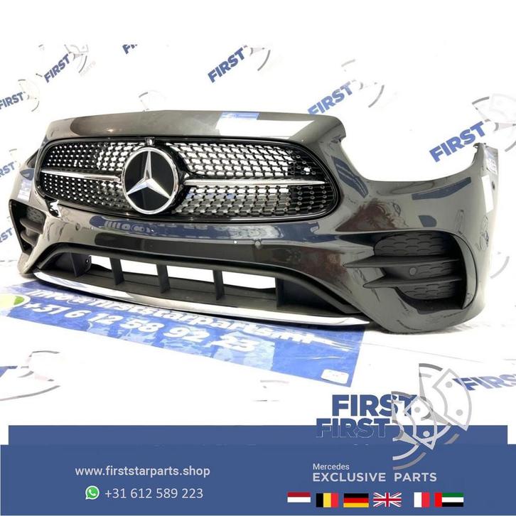 W213 W238 E43 E53 FACELIFT AMG VOORBUMPER GRIJS  E Klasse +, Auto-onderdelen, Carrosserie, Bumper, Mercedes-Benz, Voor, Gebruikt
