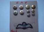 BOUTONS ET BREVET PILOTE RAF WW2, Collections, Enlèvement ou Envoi, Armée de l'air, Autres types