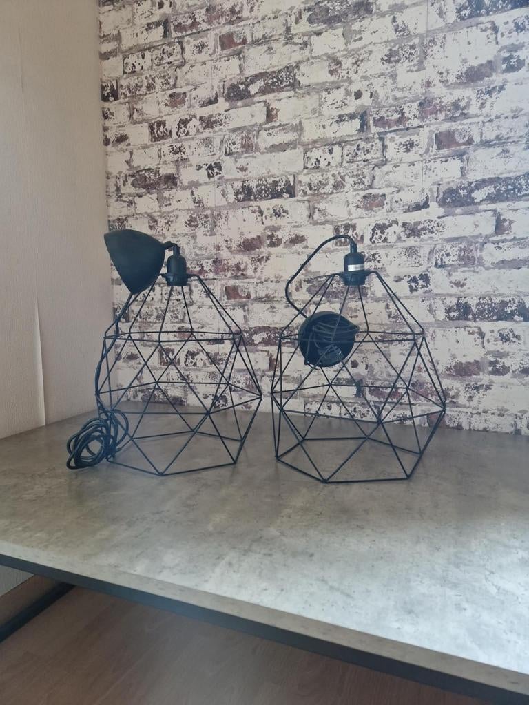 2 hang lampen, Huis en Inrichting, Woonaccessoires | Kransen, Ophalen