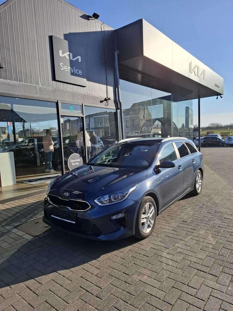 Kia Ceed Sportswagon 1.0 T-GDi More ISG (bj 2019), Gebruikt, Blauw, Bedrijf, Blauw