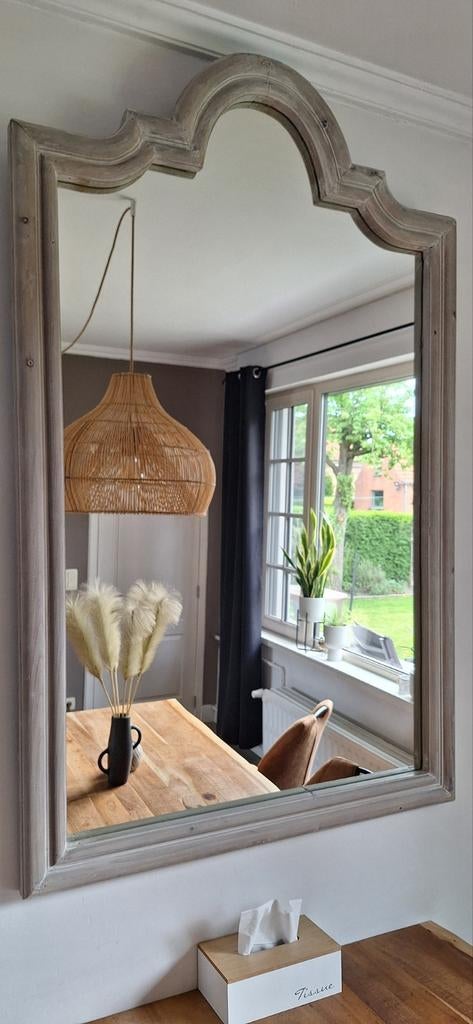 GROTE SIERLIJKE/LANDELIJKE SPIEGEL TE KOOP, Huis en Inrichting, Woonaccessoires | Spiegels, Ophalen