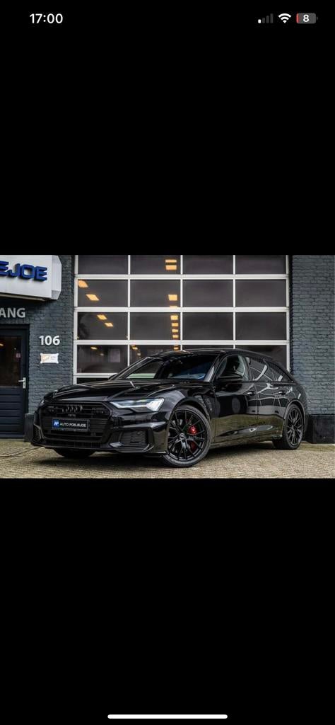 Audi A6 Avant hybride | HUD | Kuipstoelen | S line pakket, Auto's, Audi, Automaat, Zwart, Zwart, Leder