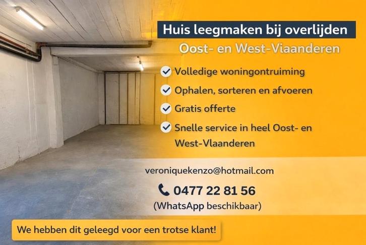 Offerte inboedels/huizen legen, Divers, Lots de brocante, Enlèvement