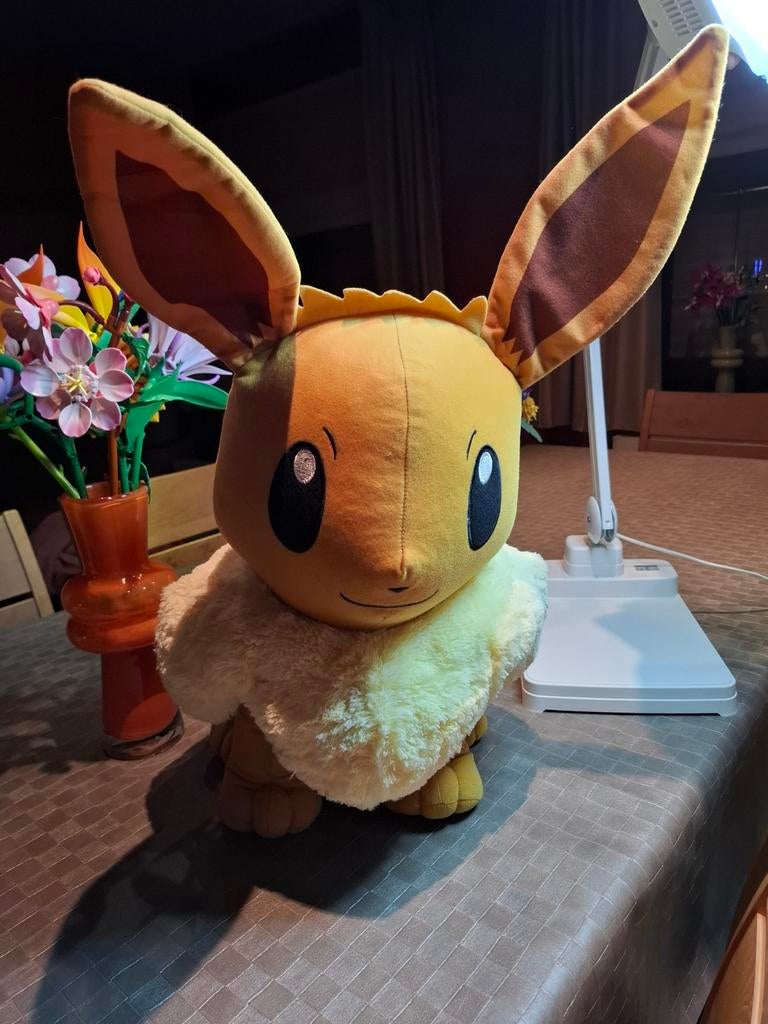 Knuffel Eevee, Hobby & Loisirs créatifs, Costumes, Matériel de théâtre & Jeux de rôle, Enlèvement ou Envoi, Comme neuf