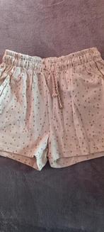 Beige short korte broek gouden stippen H&M maat 140, Broek, Meisje, H&M, Ophalen of Verzenden