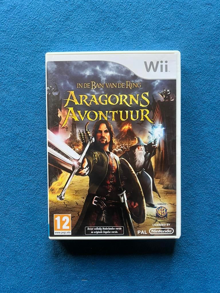 LotR-Aragorns Avontuur—Nintendo Wii—Cib, Games en Spelcomputers, Games | Nintendo Wii, Zo goed als nieuw, Ophalen