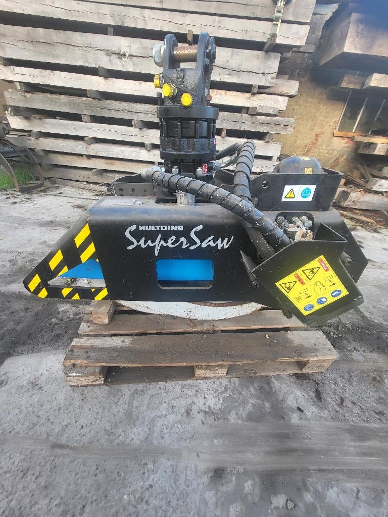 Houtgrijper met zaag, Zakelijke goederen, Machines en Bouw | Tuin, Park en Bosbouw, Overige typen, Ophalen