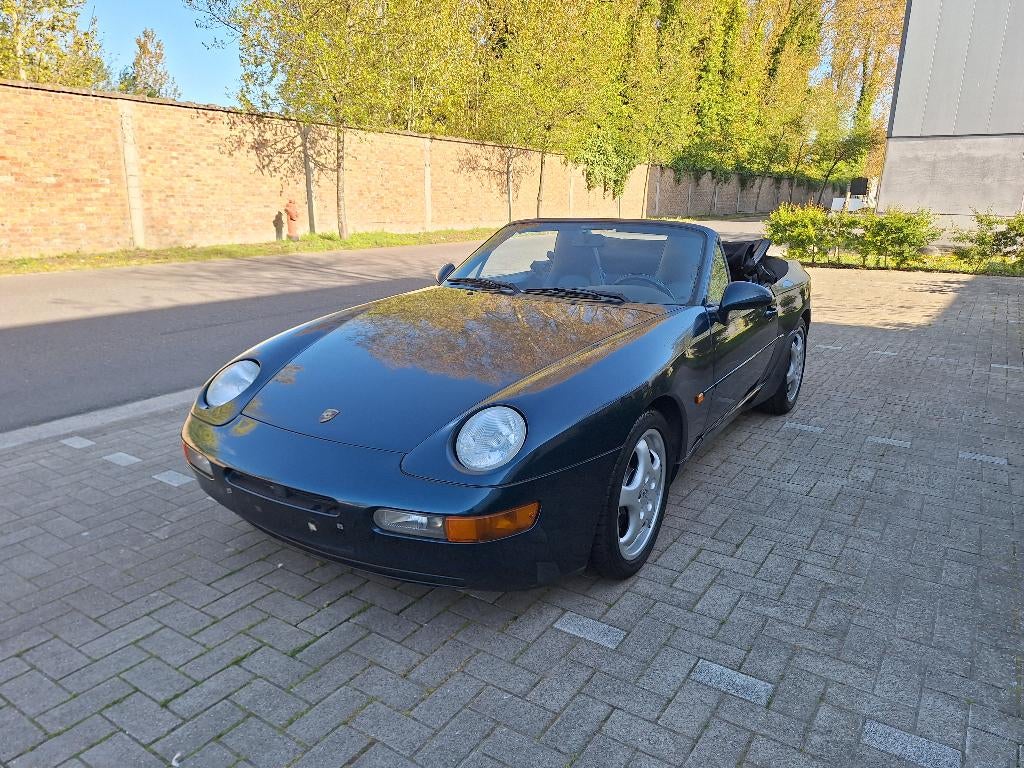 Porsche 968 Cabrio  3.0i  | 1992 | 164dkm, 4 zetels, Achterwielaandrijving, Zwart, 4 cilinders