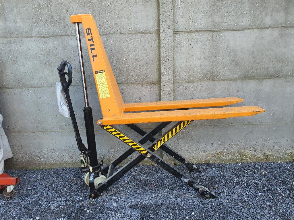 stihl schaar transpallet 1 ton bijna nieuw werk heel goed, Ophalen, Zo goed als nieuw