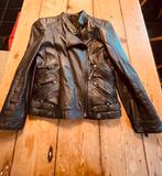 Lederen jasje, Kleding | Dames, Ophalen of Verzenden, Gedragen, Maat 36 (S), Zwart