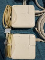 Apple 2X 45W MagSafe 2 Power Adapter originaux MacBook Air, Enlèvement ou Envoi, Utilisé