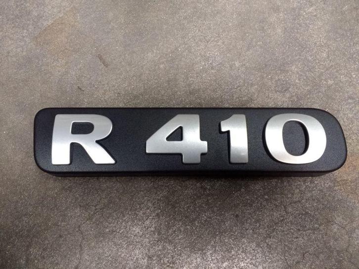 Scania R410 Embleem R410, Auto-onderdelen, Vrachtwagen-onderdelen, Scania, Overige Auto-onderdelen, Gebruikt