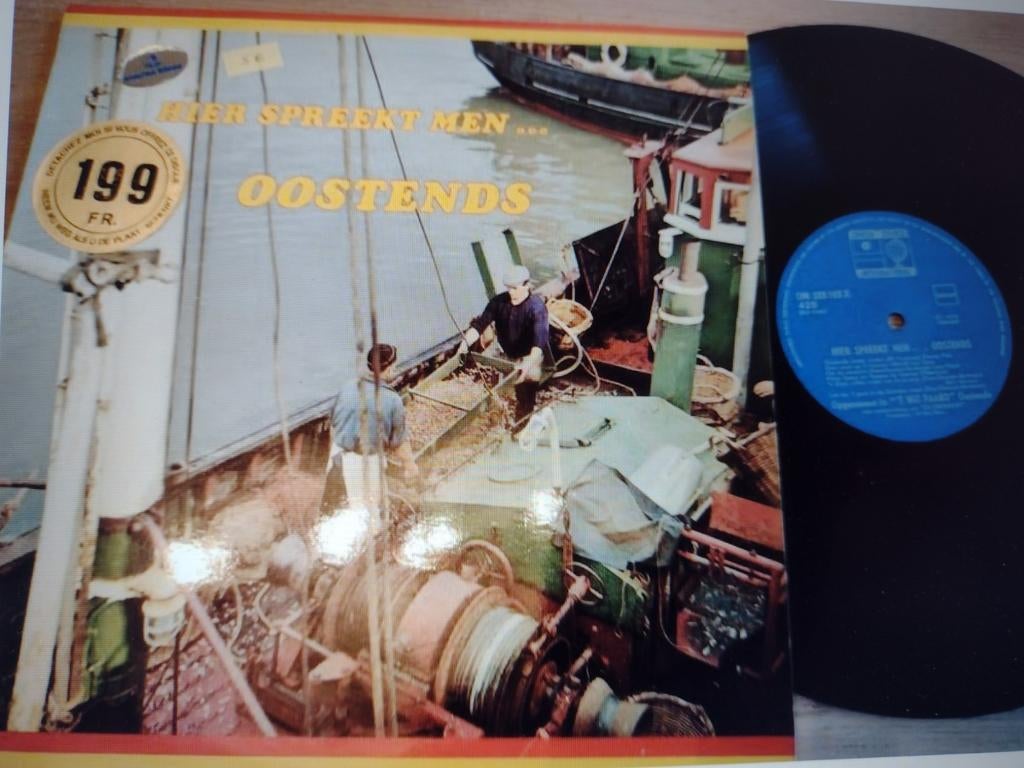 LP: HIER SPREEKT MEN OOSTENDS (LUCY MONTI-PETTE SJIEKE) 1973, Gebruikt, Ophalen of Verzenden, 1970 - 1979, Levenslied of Smartlap