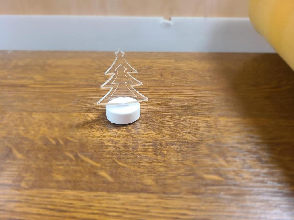lichtgevend kerstboompje, Diversen, Kerst, Ophalen of Verzenden, Zo goed als nieuw