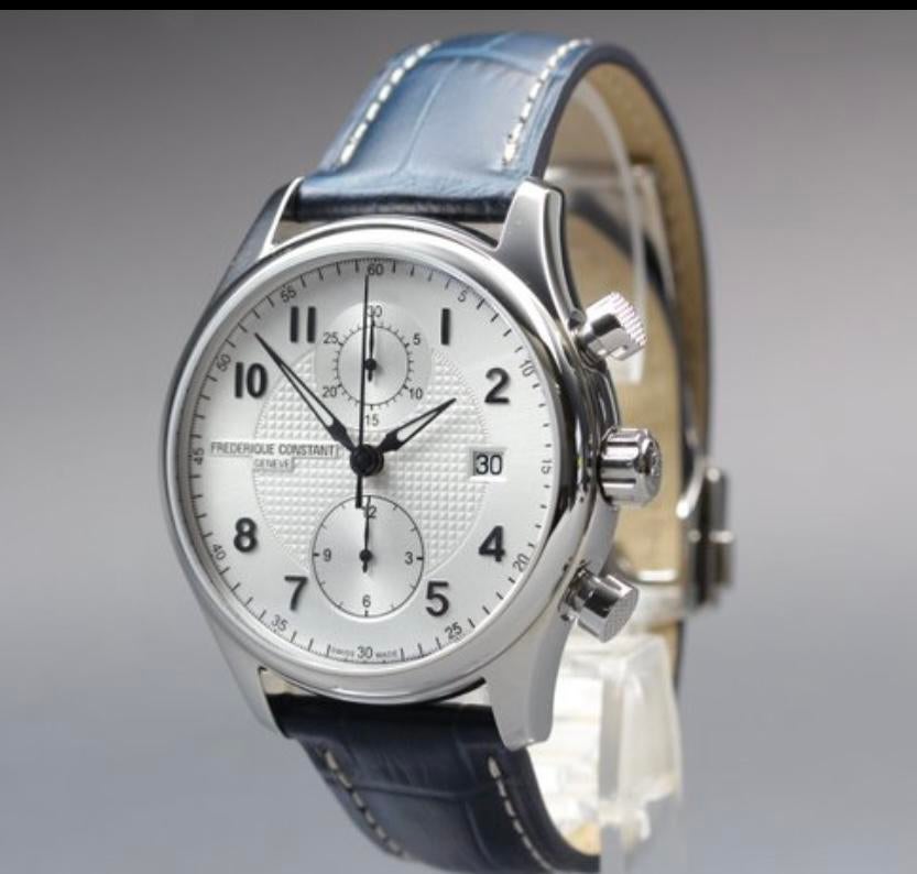 Montre Frederique Constant Runabout, Bijoux, Sacs & Beauté, Montre-bracelet, Autres marques, Cuir, Enlèvement