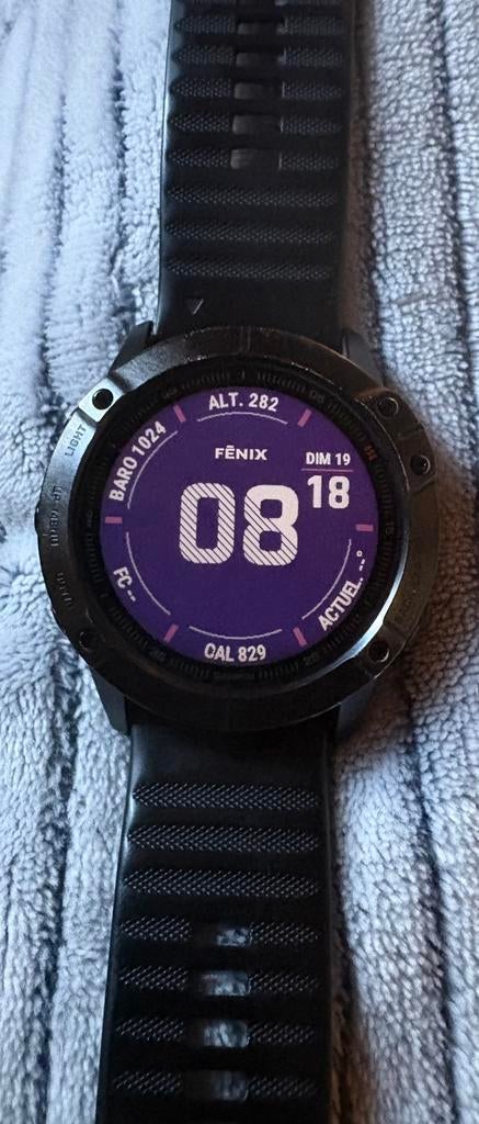 Garmin fenix 6X PRO, Bijoux, Sacs & Beauté, Montres de sport, Enlèvement, État, Comme neuf